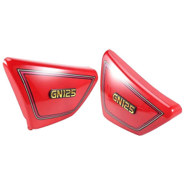 Motorcykel Batteri Side Cover Ramme Side Covers Paneler til Suzuki GN125 GN 125 red