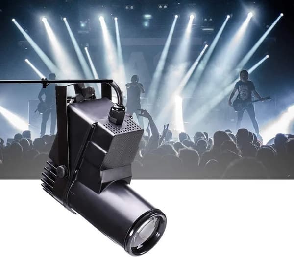 [RM]LED discolys LED pinspot spotlight, 10W RGBW spotlight, stadionlys
