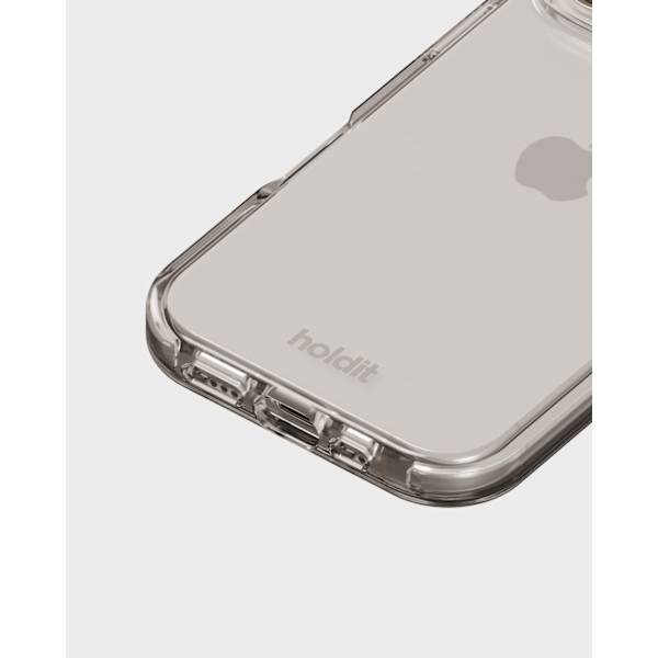 [RM]holdit iPhone 16 Pro Mobilskal Seethru Vit 60 Termoplastisk polyuretan (TPU)