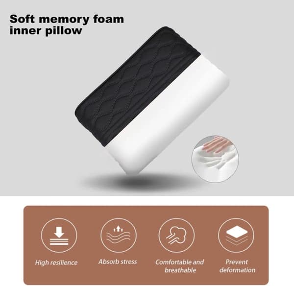 [RM](Black) Car Armrest Cover, 100% Soft Memory Foam Inner Cushion, Car Armrest Protector, Car Center Console Cover, Waterproof e