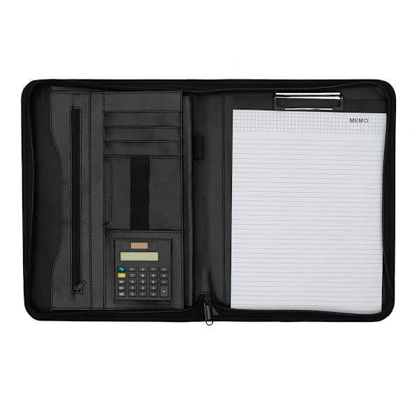 [RM]A4 Conference Folder, Writing Folder, Portfolio, Document Folder, Zipper Folder, Writing Pad, Black