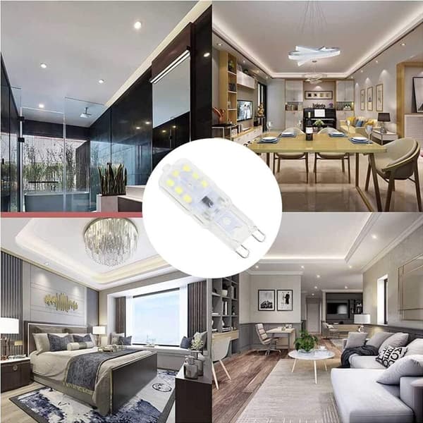 [RM]G9 LED Bulbs 3W 6500K Cool White, Dimmable, Energy Saving, Halogen Replacement, with Philips, 220V - 2-pack