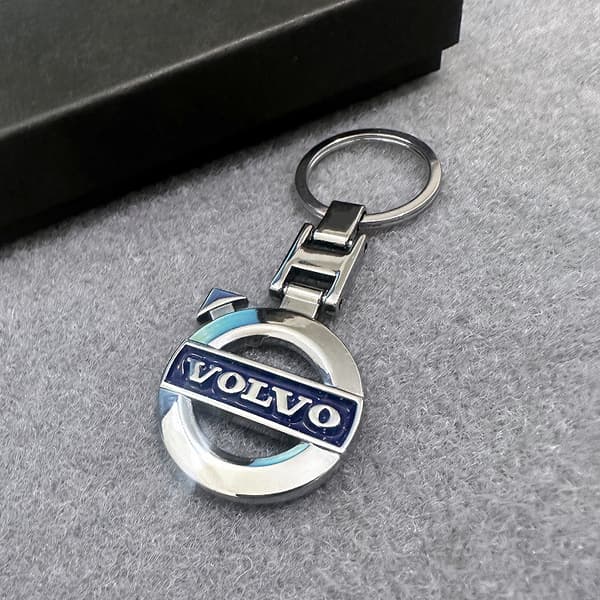 [RM] Nøglering Emblem Tilbehør til Volvo Grå One Size