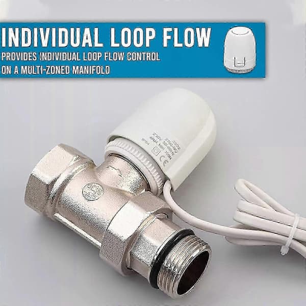 [RM]24 Volt Thermal Actuator for Precise Heating Control Underfloor Heating NEW js [DB] 4 wires