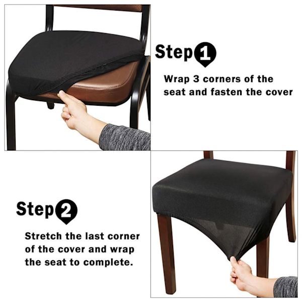 [RM]4-pack Black Pillowcases