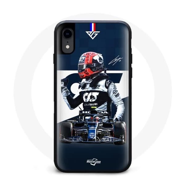 [RM]iPhone XS-etui Formel 1 Blå Verstappen