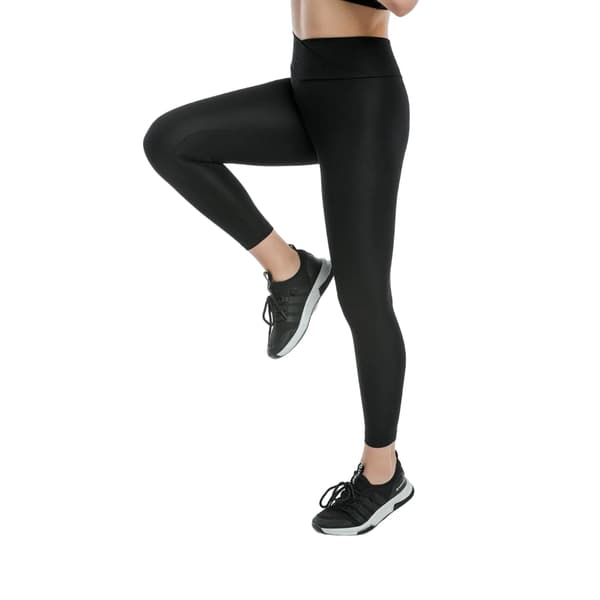 [RM]Lookus Dame/Kvinders Cross Front Leggings S Sort Sort Black S