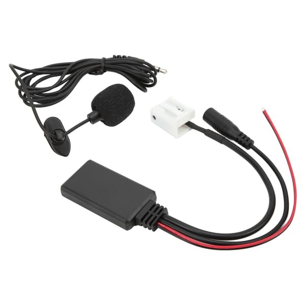 [RM]12-bens bilradio RD4 Bluetooth musik Aux lydkabeladapter med mikrofon til Citroen C2 C3 C4 C5 C6 C8