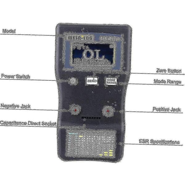 [RM]ESR Capacitor Tester for Circuit and Capacitance Measurement