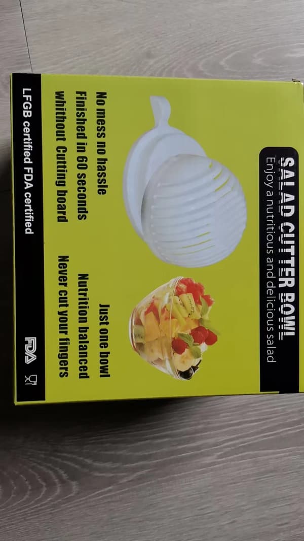 [RM]Fruit salad bowl creative wavy vegetable and fruit cutting bowl fruit plate