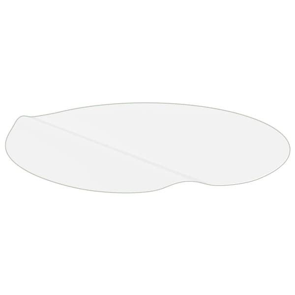 [RM]vidaXL Table Protector Matte Ø 110 cm 2 mm PVC Transparent transparent