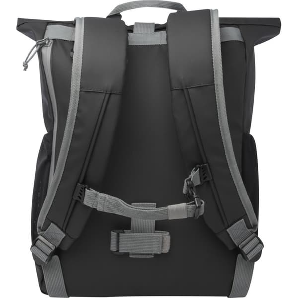 [RM]Aqua Roll Top Genanvendt Vandtæt 20L Cykeltaske One Size Solid Sort Solid Black One Size