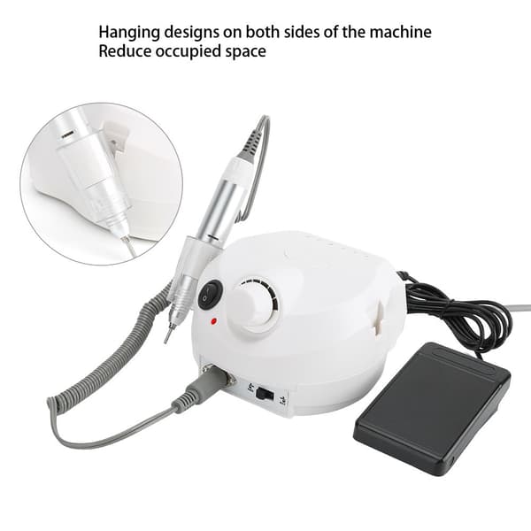 [RM] Professional Electric Nail Grinding Polishing Machine Nail Drill Manicure Tool EU Plug 220V