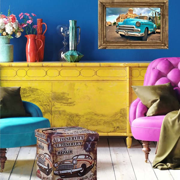 [RM] Ottoman with storage Trend motif 2990