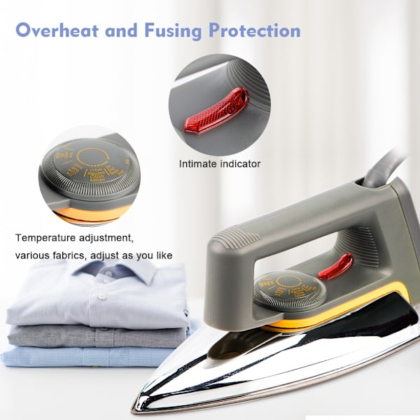 [RM]1 pc Home old-fashioned dry iron without adding water