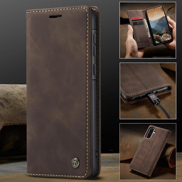 [RM]2025 Latest Model Mobile Phone Case for Samsung Galaxy A56 5G Case Galaxy A56 Flip Case Premium PU Leather Case Foldable Mobile Phone Case
