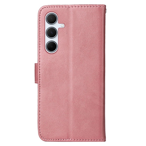 SKALO Samsung A56 5G PU Läder Plånboksfodral - Fler Färger Pink Rosa