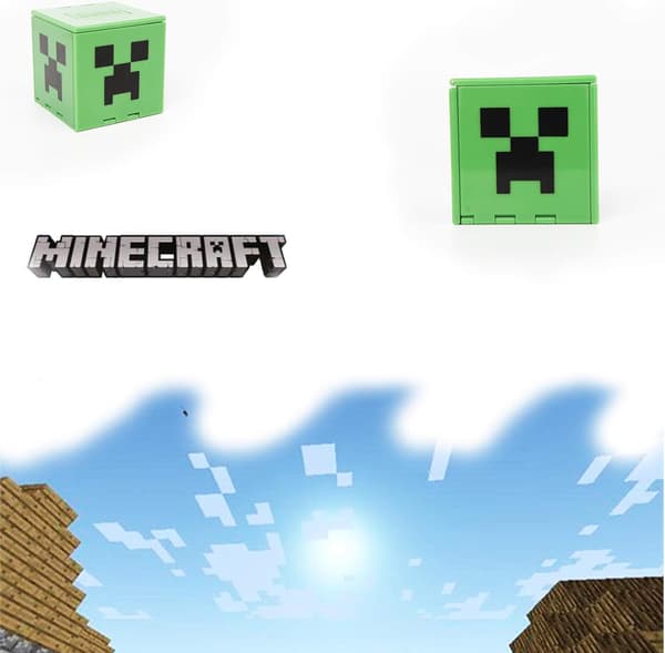 [RM] Nintendo Switch-spilkortetui med 16 rum (Minecraft Grøn)