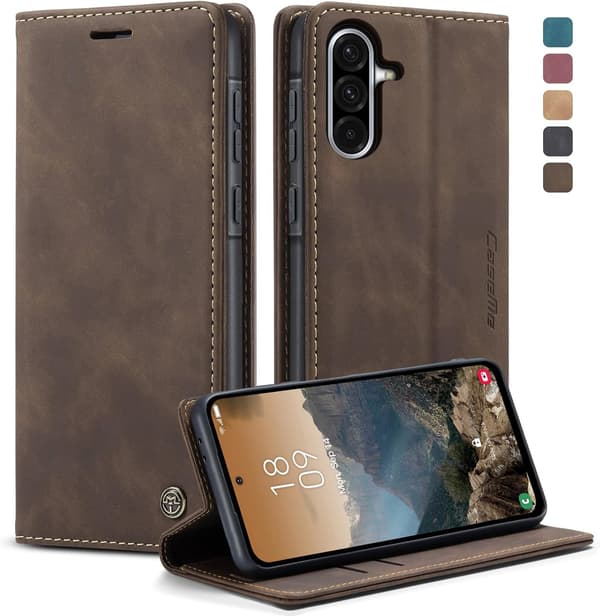 [RM]2025 Latest Model Mobile Phone Case for Samsung Galaxy A56 5G Case Galaxy A56 Flip Case Premium PU Leather Case Foldable Mobile Phone Case