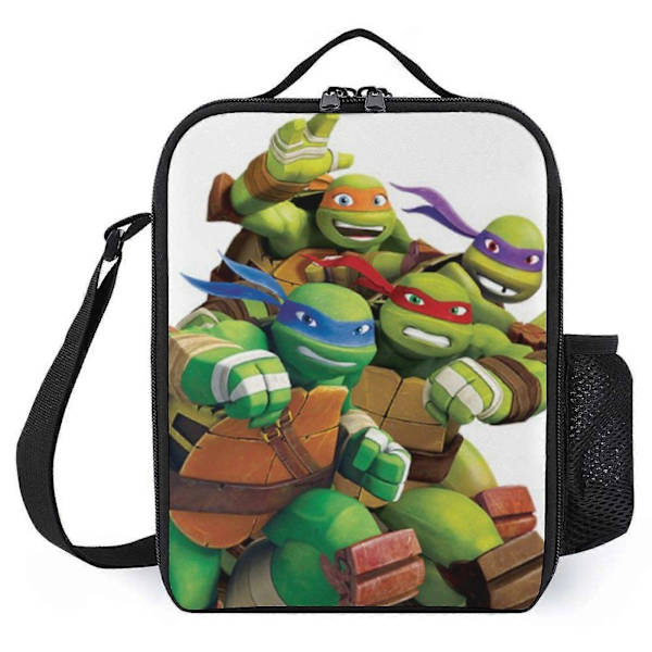 x3423 Teenage Mutant Ninja Turtles Lunchlådor med Avtagbara Avdelare, Anpassningsbart Inre Utrymme Kompatibelt med Olika Måltidstyper hu3423
