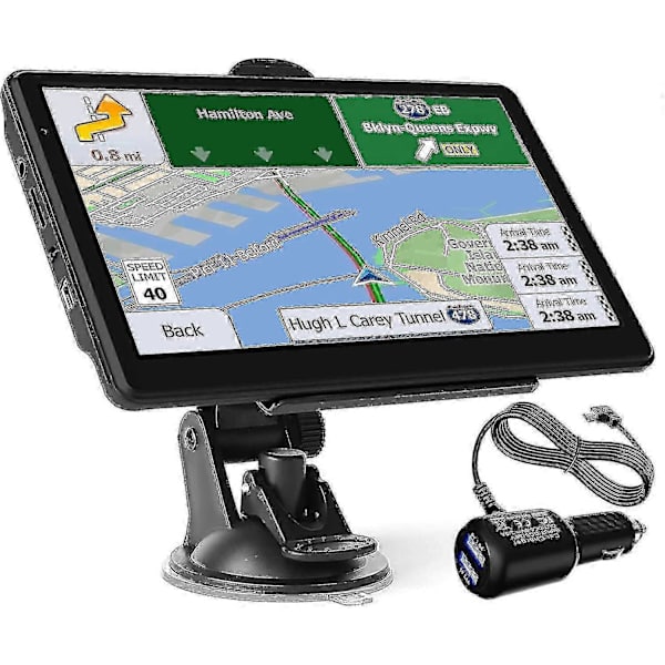 GPS-navigation för bil/lastbil, 2022 års karta 7-tums pekskärm 8g 256m Röstsändningsnavigationssystem WitP2025041800799