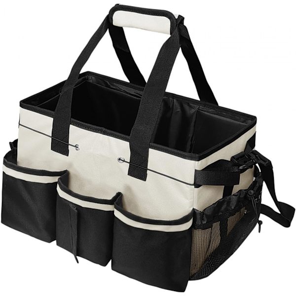 [RM] Cleaning Organizer, Storage Box with Multiple Compartments and Handle, Cleaning Bag