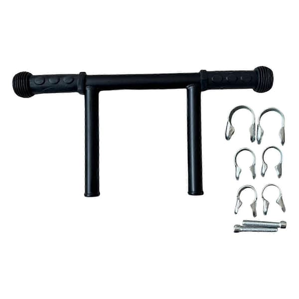 [RM] Stroller Extension Handle, Detachable Metal Armrest, Stroller Extension Handle, Stroller Accessories 3 Clips
