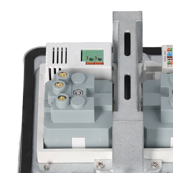 [RM]Multifunctional Power Outlet with 2 Sockets, Flame Retardant, Waterproof, Recessed Socket