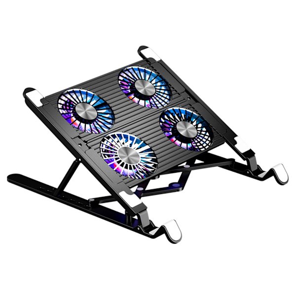 [RM]Portable Laptop Cooling Stand with 7 Adjustable Heights Keeps Your Notebook Cool and Stable