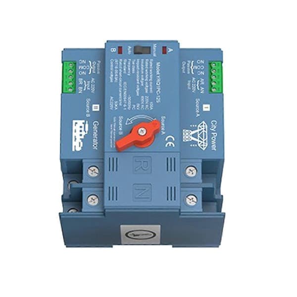 [RM]ATS Dual Power Automatic Transfer Switch for Generator or PV Power to City Power Switch Generator 125A 2P
