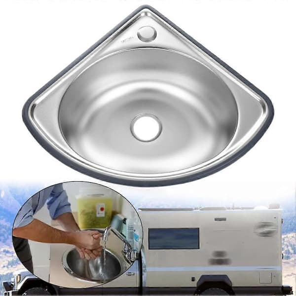 [RM]RV Sink Single Bowl Corner Sinks Drawing Tool Square Caravan
