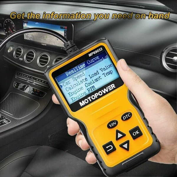 [RM]OBD2 Scanner, Universal Engine Fault Code Reader, CAN Diagnostic Tool for All OBD-II Vehicles Since 1996