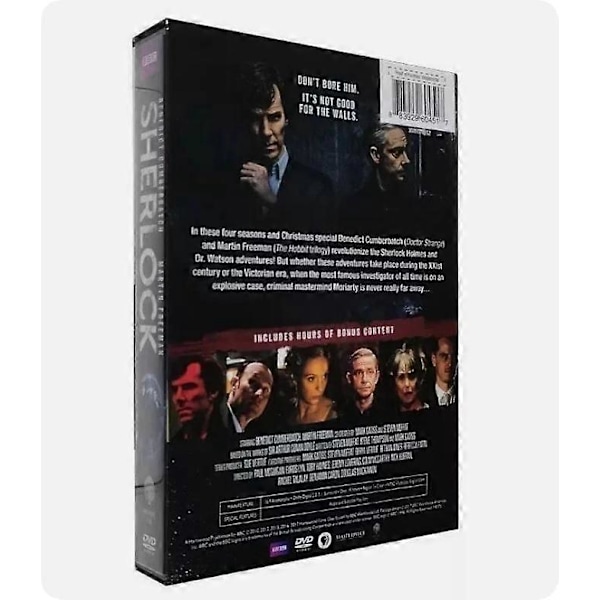 [RM]Sherlock: Complete Series 1-4 + The Abominable Bride (DVD, 2017, 9-Disc Set)