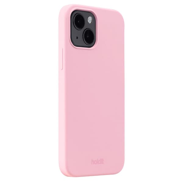 [RM]holdit iPhone 15 Mobilskal Silikon Rosa Rosa Silikon