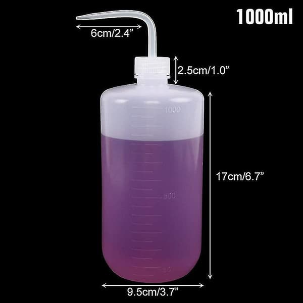 [RM]3 pcs 1000ml Succulent Pouring Water Bottle Squeeze Bottle, Plastic Squeeze Bottle Angled Spray Bottle