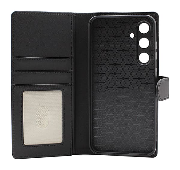 [RM]Skimblocker Samsung Galaxy S25 FE Magnet Lommebokveske Mörkröd