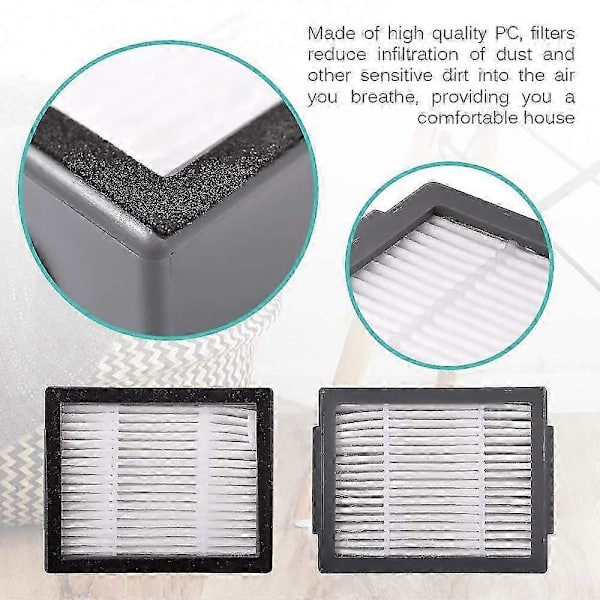 [RM]Replacement Kit for IRobot Roomba E5 E6 E7 I7 I7+I6 I8 I3 I4 Plus 3150 E&I Series Vacuum Cleaner Pair