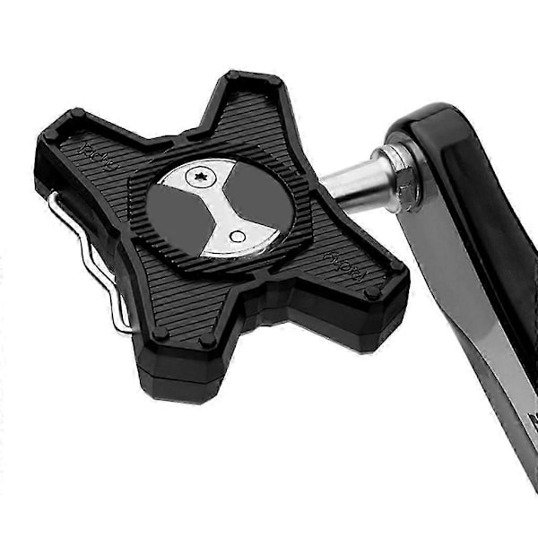 Passar Kompatibel med Speedplay Zero Pedaler, Cykelpedaler Platt Fäste Omvandlare Black