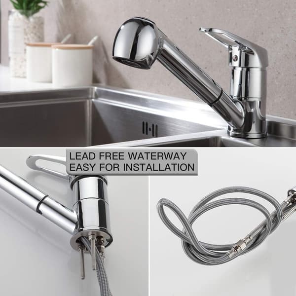 [RM] Pull-out kitchen faucet, Kitchen faucet with spray, Sink mixer