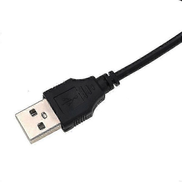 Mini 4-Port USB 2.0 Höghastighets Splitter Adapter för Laptop och PC black