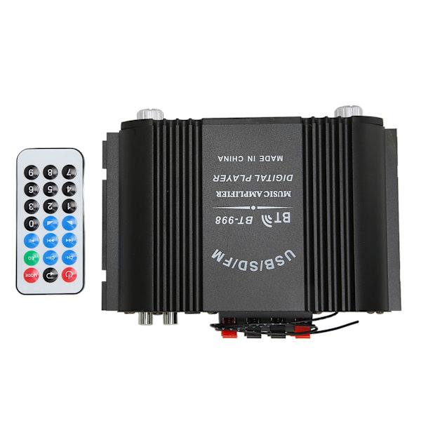 [RM]12V Car Audio Amplifier Wireless Bluetooth Subwoofer Speaker Amplifier Board with Remote Control