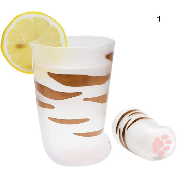 Nyhed Katteklo Kattepote Frosted Børne Mælkeglas S Personlighed Morgenmadsmælk 1