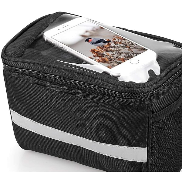 Cykelstyr Taske Isoleret Frontlomme Mtb Styr Taske black
