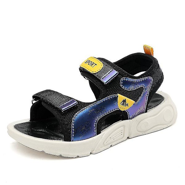 Nya Trendiga Pojkar Sommar Utomhus Sandaler Fiskarsandaler Lätta Sport Sandaler 3c166jk BlackWhite 34