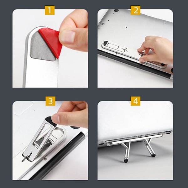 Justerbart Laptopställ Skrivbord Surfplattestöd Hopfällbar Notebookhållare