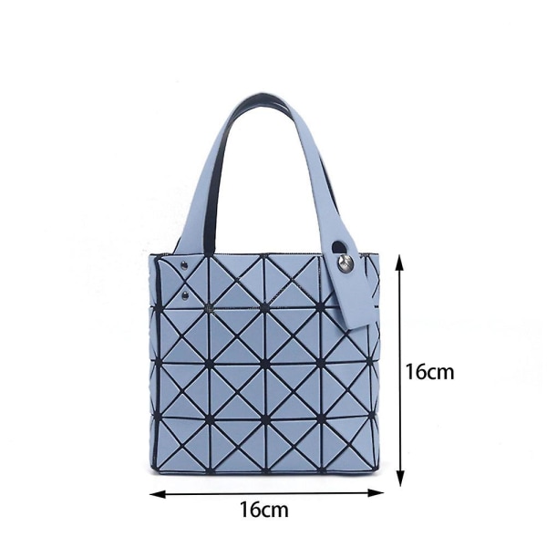 Kvinnor Tote Bag Japanska Issey Miyake Geometri Lingge Handväska Plånbok Telefonväskor Grey