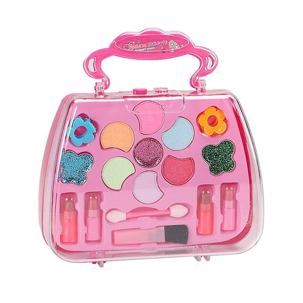 Børne Makeup Sæt til Piger, Miljøvenligt Kosmetik Lege Sæt til Småbørn, Børn, Gave 3D