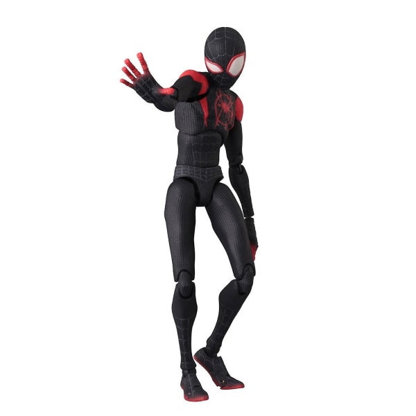 Spidermn: In i Spider-Verse Miles Morales Sentinel SV Superhjältar Leder Rörliga Figur Samlarobjekt Modell Actionfigur Modell