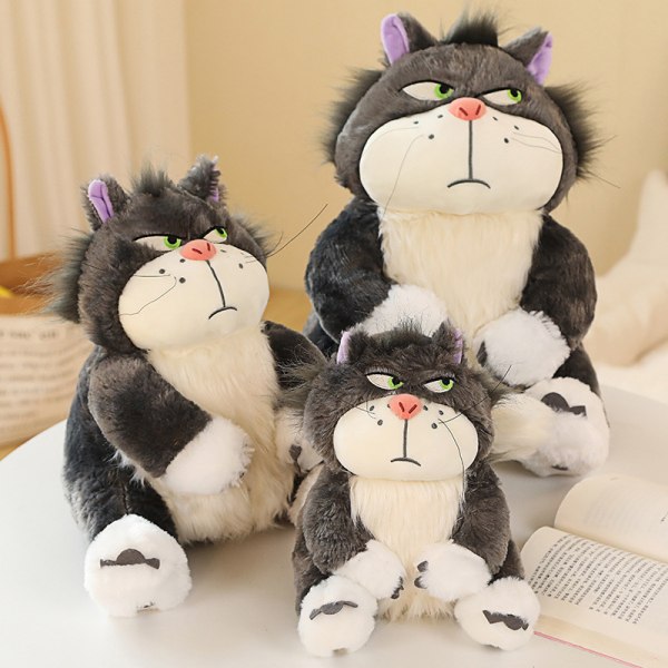 Söt Katt Plyschleksak Askungen Katt Lucifer Plyschdocka Rolig Anime Katt Fylld Plysch Kudde 65CM