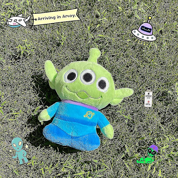 Söta Tecknade Rymdvarelse Plyschleksaker Toy Story Kudde Dockor Barnpresenter 21cm